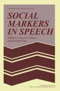 Social markers in speech